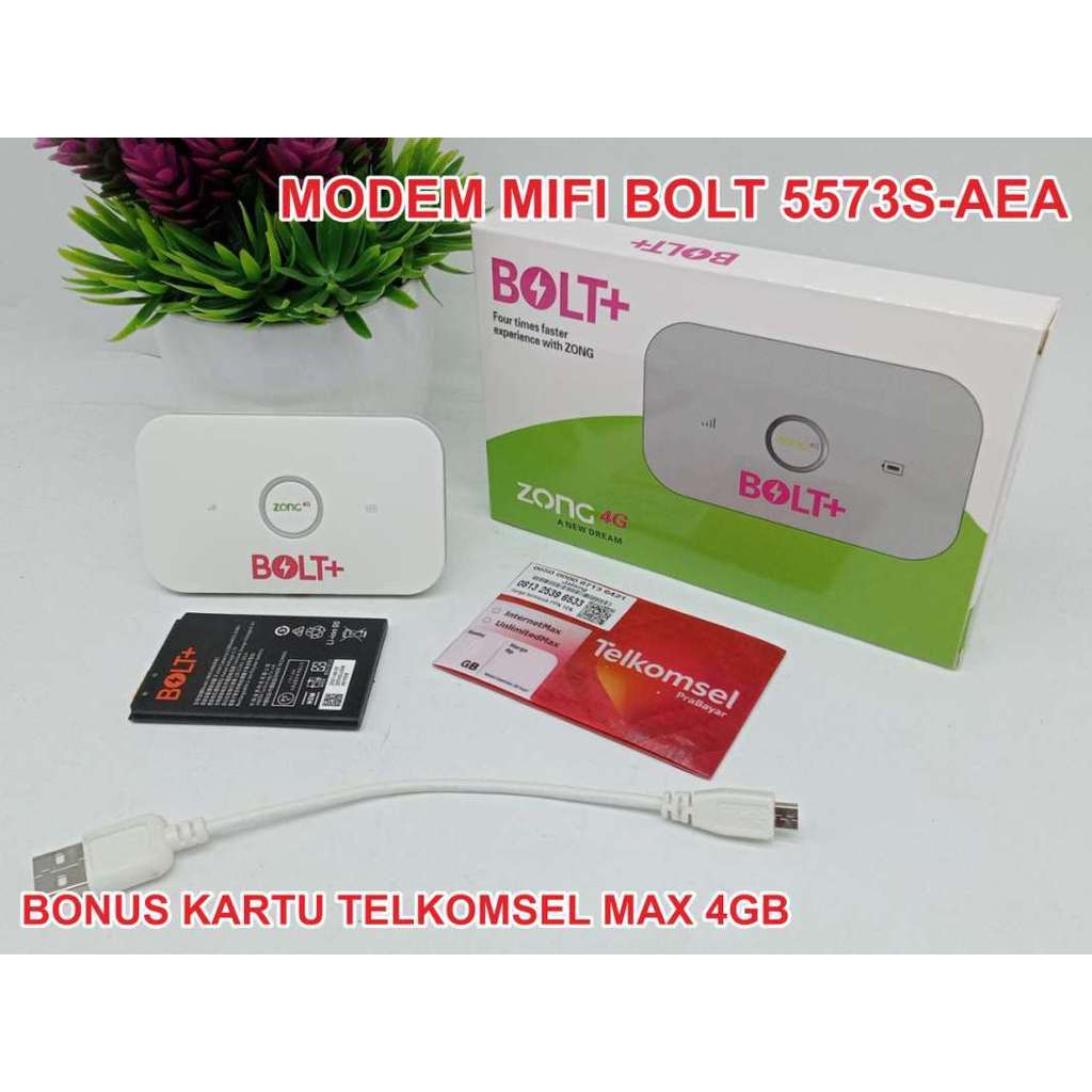 MODEM MIFI BOLT 5573S - AEA BONUS KARTU TELKOMSEL