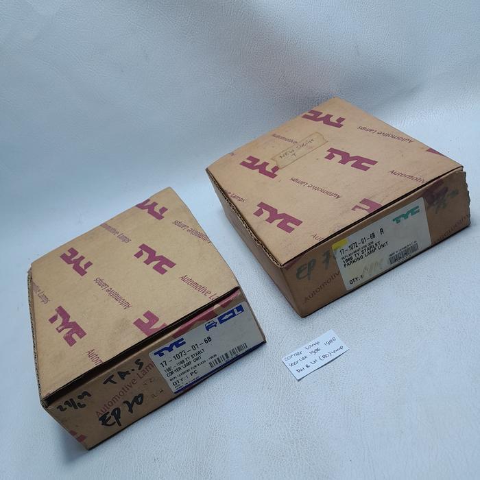 Lampu Sein Toyota Starlet Kotak EP70 1986-1990 TYC 1 psg - KIRI RUSAK