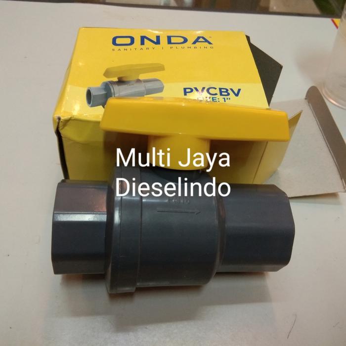 Ball valve pvc 3" inch / Ball valve PVCBC Onda