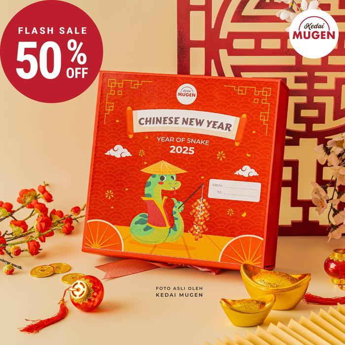 Premium Hampers Imlek / Chinese New Year Hampers / Hampers Cny Teh - Full Set Original