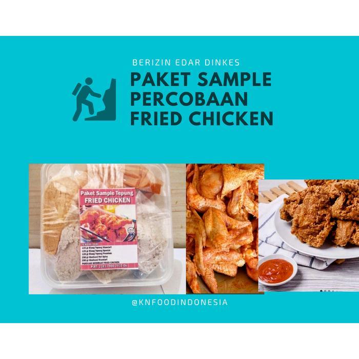 TEPUNG BUMBU AYAM FRIED CHICKEN - TEPUNG FRIED CHICKEN PAKET PERCOBAA