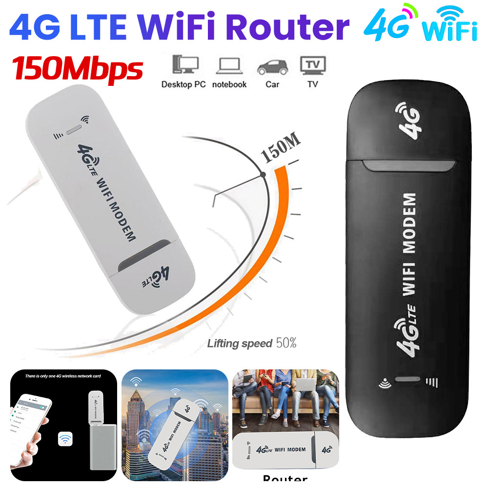 4G LTE WiFi Router USB Modem Unlocked WiFi Wireless Network Adapter Hotspot Router USB Dongle Wifi