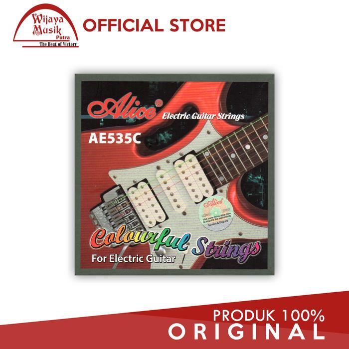 Alice Senar / String Gitar Elektrik AE535C Colorful SET 6 String