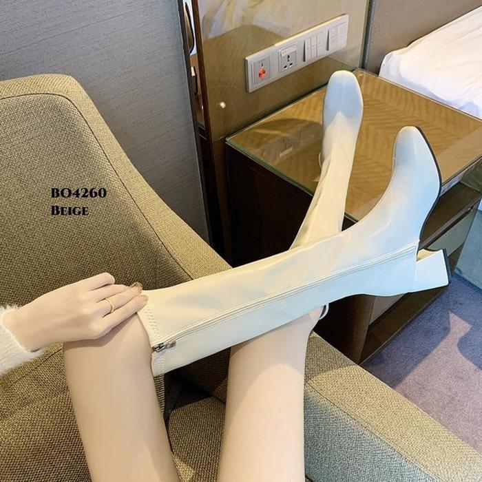 Donatello - Sneakers Sepatu Wanita Long Boots Wanita Flat Ala Korea Bo4260