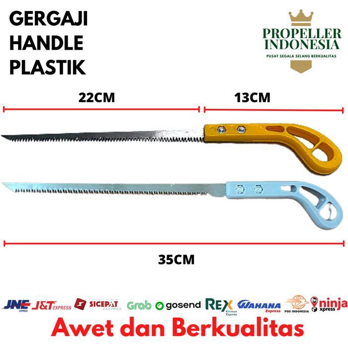 "New" Gergaji Kayu Mini Bonsai Handle Plastik Kuning Gergaji Kecil Lancip