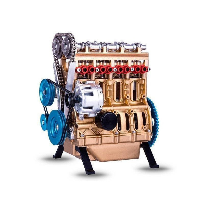 ZK30 Plastic material Resin Engine Ornaments Assembly Car Mini DIY Assemble Inline Four-Cylinder