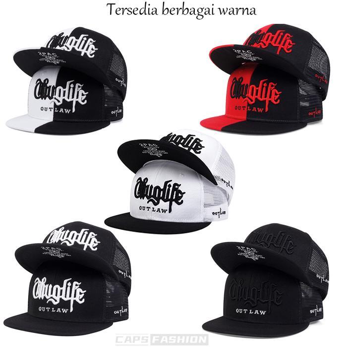 Sumbrero topi truckercap for man Thug life 2PAC topi Snapback fashion hio-hop panel cap outdoor