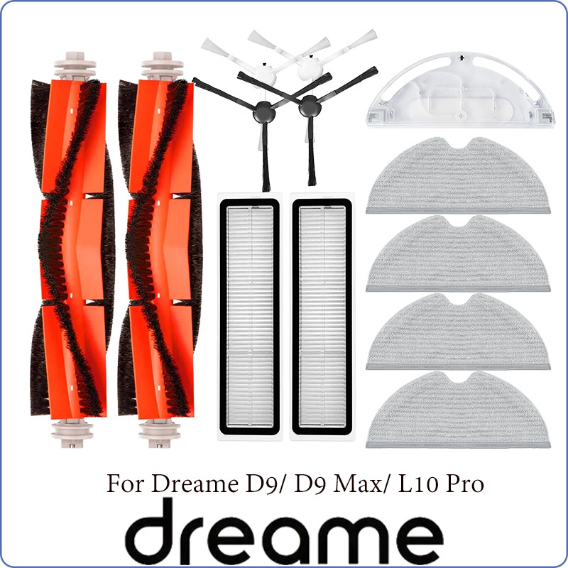 For Dreame D9 Dreame Bot L10 Pro Troer Robot Lds Finder Spare Parts Accessories Main Brush Mop Hepa
