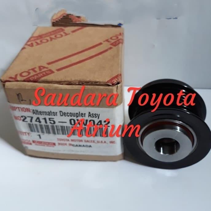 Pulley Dinamo Amper Pulley Altenator Alphard Anh20 Original Asli Partt