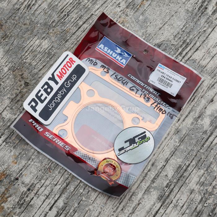 GASKET PAKING HEAD TEMBAGA ASHUKA MIO M3 FINO XRIDE FREEGO ORIGINAL JS