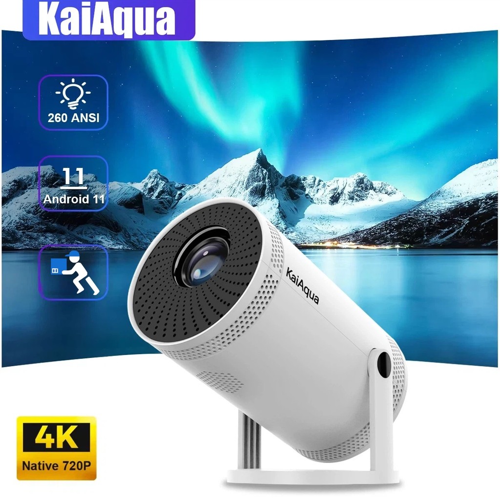 Home theater outdoor portable projector Transpeed Android 11 260ANSI projector Allwinner 713 1280 *