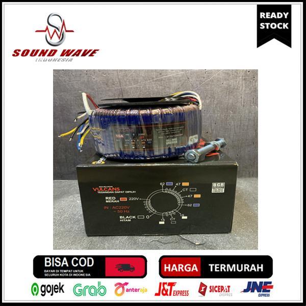 TRAFO TOROID 10A CT 62V BOMBARDIR VULCANS DONAT