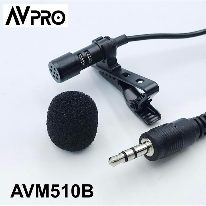 AVPRO AVM510B TRS Omni-directional Lavalier Microphone for DSLR etc