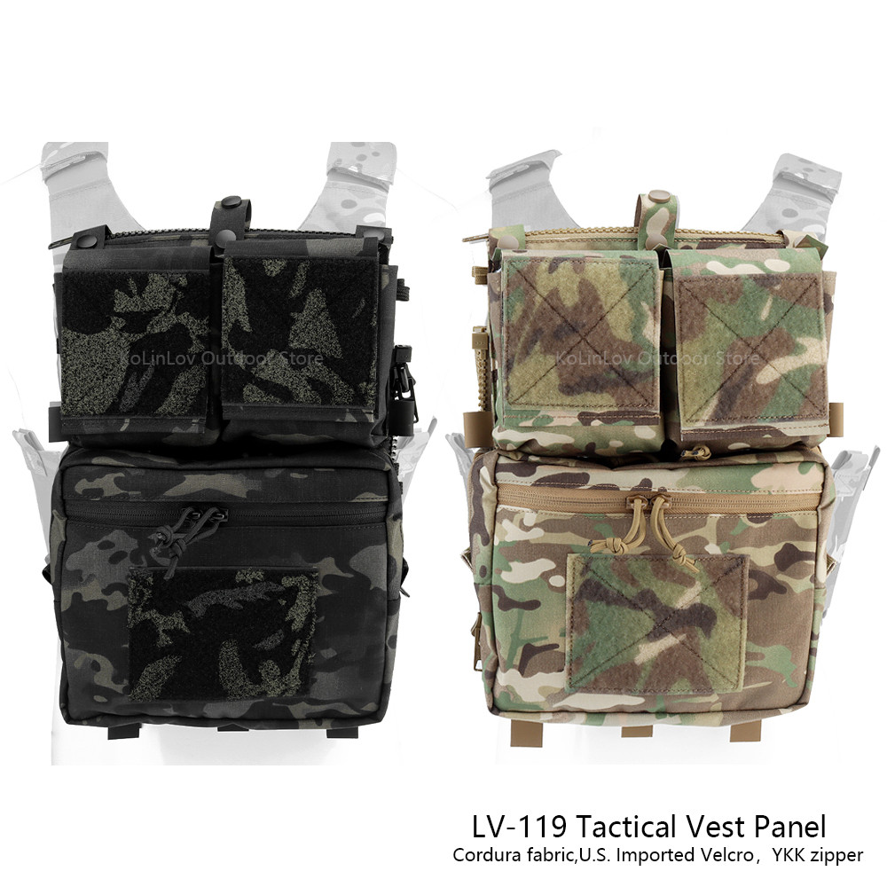 Advanced Tactical Panel Backpack Plate Carrier Pouch Bag Hunting Airsoft Vest Accessories For Lv-119