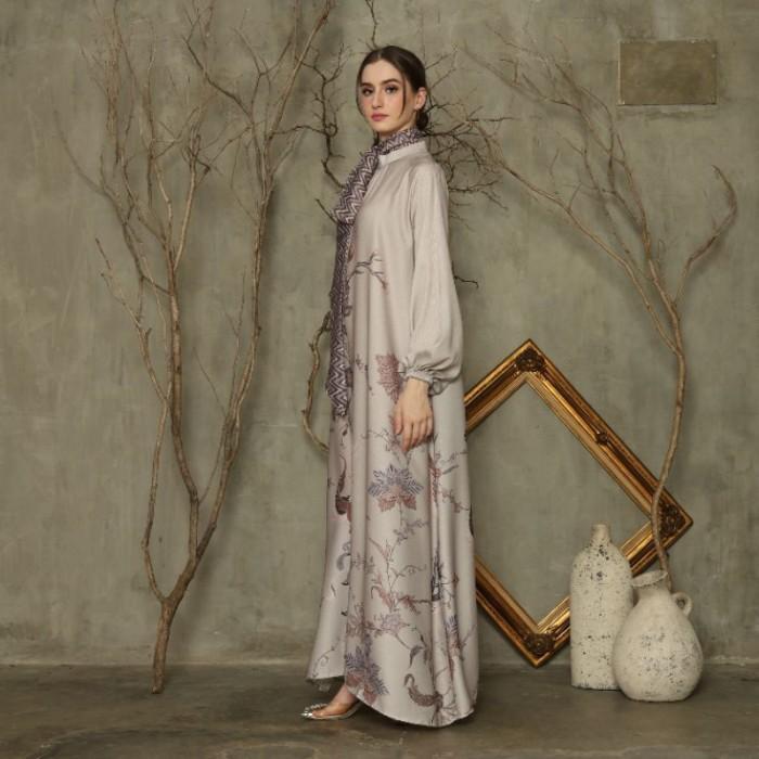 KARIMAKE - Astrapia dress color latte Gamis signature Gamis exclus