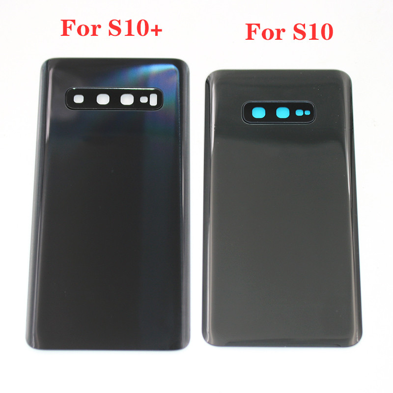 Back Glass For Samsung Galaxy S10 S10 Plus S10+ S10E 5G Battery Cover Rear Door Housing Panel With