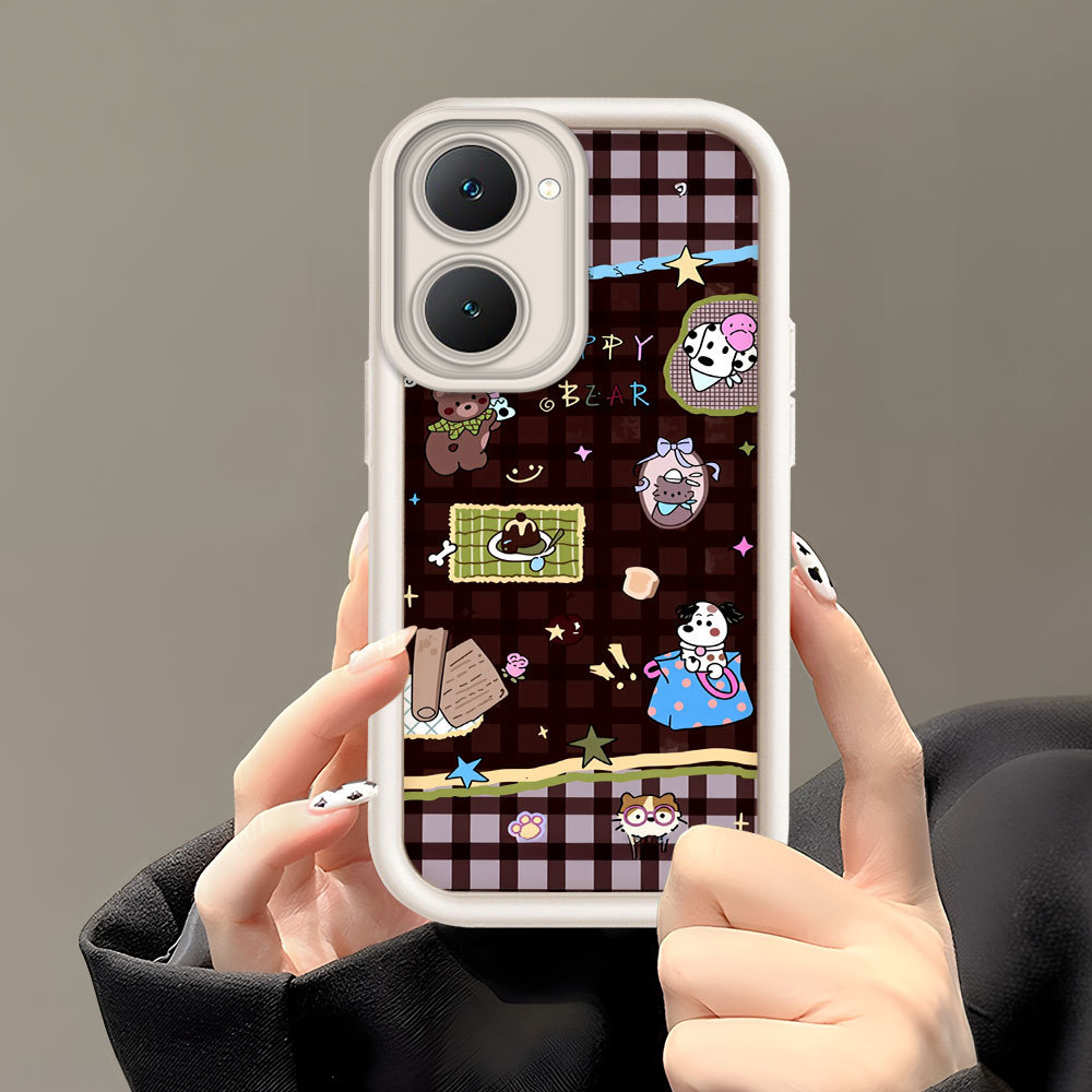 Casing Hp Untuk VIVO Y03 Y18 Y18E Phone Case Softcase Soft Imut Kesing Kartun Cassing DXH30 6065 TY