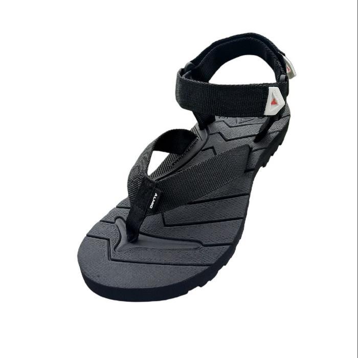 Fladeo Footwear - Sandal Gunung Jepit Adventure Edge Original Black Sendal Gunung Outdoor Pria