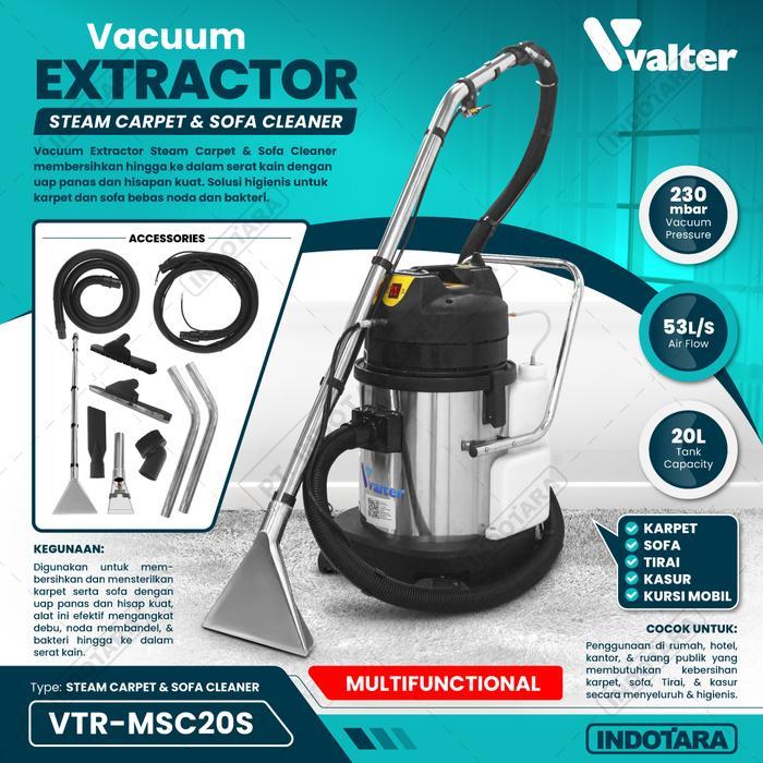 Vakum Pembersih Karpet / Vacuum Extractor Carpet Cleaner Valter - 20 Liter