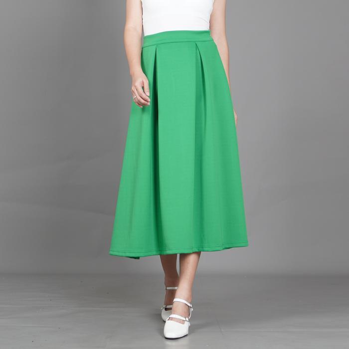 Okechuku REBECA Rok Flare Skirt Rok Natal Rok Hijau Christmas Skirt