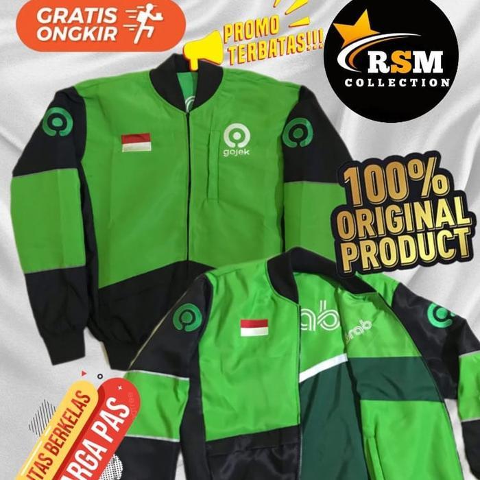 sar JAKET DRIVER BULAK BALIK GRAB GOJEK bolak