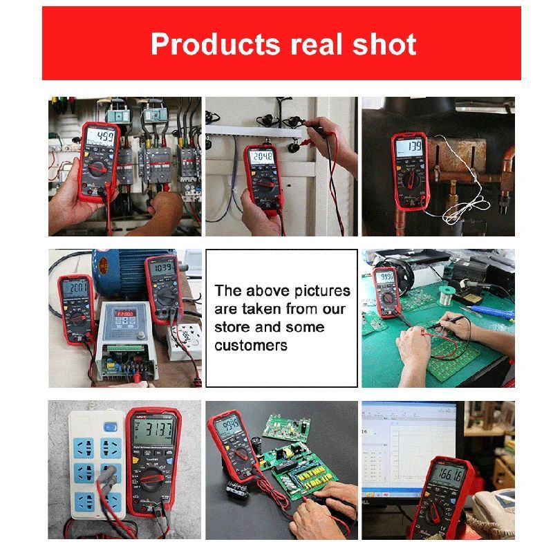 UNI-T Professional Multimeter UT890C UT890D+ UT89X UT89XD UT60S UT33A+ UT61E+ UT61D+ UT117C