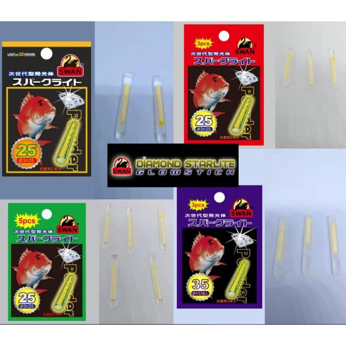 TERMURAH ACCESSORY STARLET PANCING SWAN DIAMOND LIGHTSTICK, VARIANT SIZES, TAHAN LAMA READY STOCK