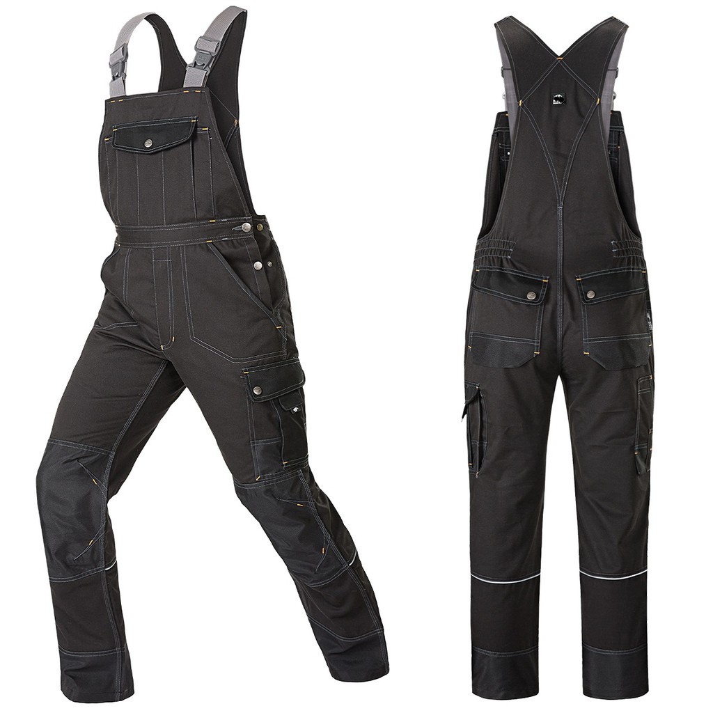 Welding Suit Working Bib Overalls Protective Working Jacket Men Workwear Tooling Uniform Mechanic Mu