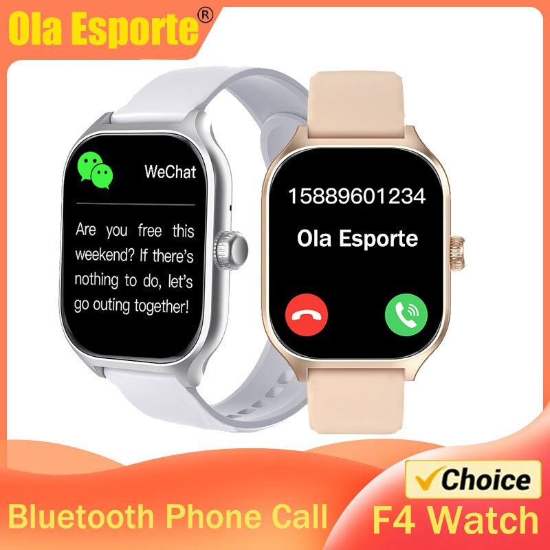 Ola Esporte Smart Watch Bluetooth Call Smart Watch for Men Women Waterproof Sport Band PK Amazfi GTS