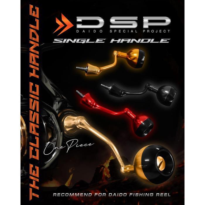 SPAREPART REEL DAIDO SINGLE HANDLE CLASSIC CNC (1000 - 6000) POWER HANDLE MURAH - TOMS FISHING
