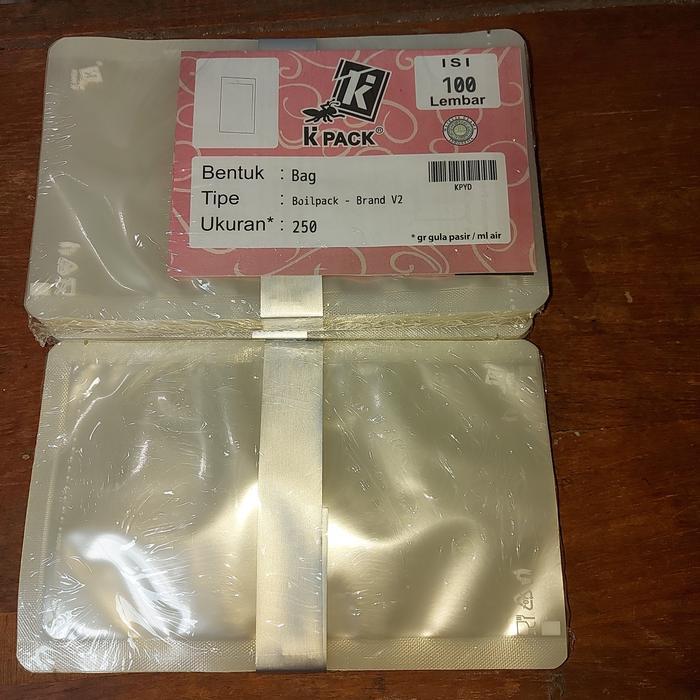 BAG BOILPACK 250GRAM 13X21CM