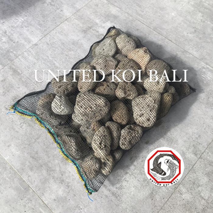 BATU APUNG 3kg MEDIA FILTER KOLAM IKAN KOI KOKI UNITEDKOI BALI