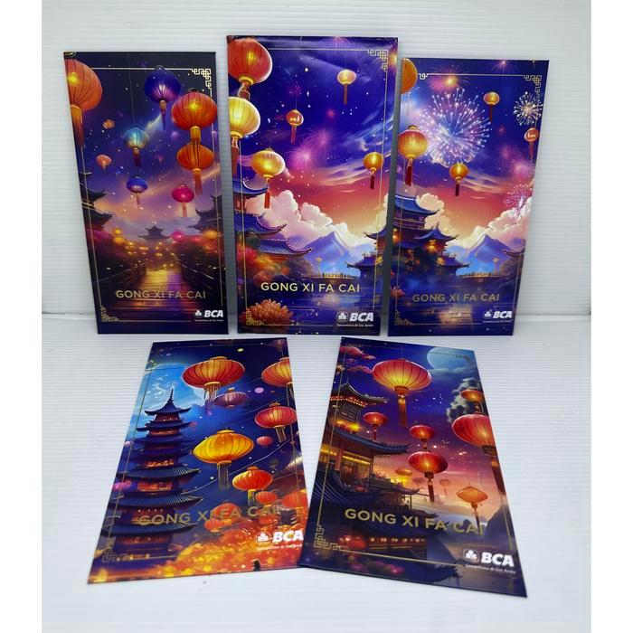 BANK BCA Angpao Amplop Merah Angpau Hongbao Imlek Sincia Hungpao