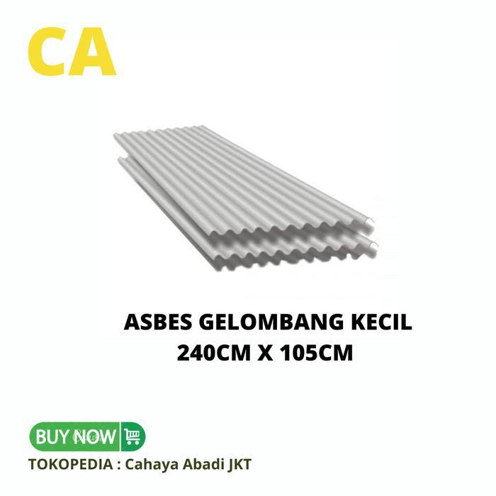 ASBES GELOMBANG KECIL 240CM X 105CM Gratis Ongkir