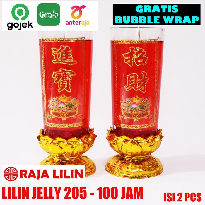 Lilin Jelly Hok Teratai 100 Jam Lilin Puja Sembahyang Lilin Sembahyang