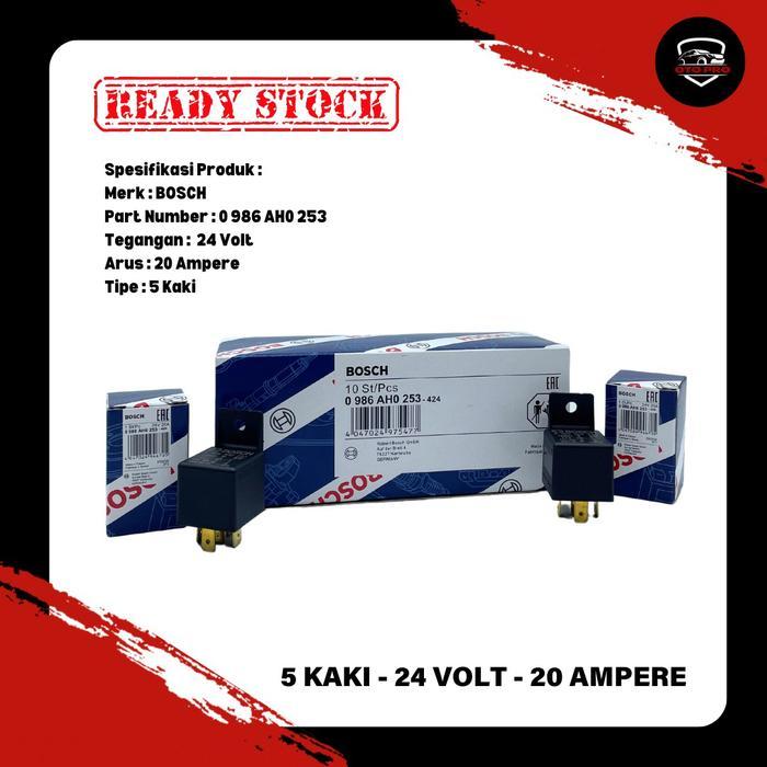 Relay bosch 24v 5 pin