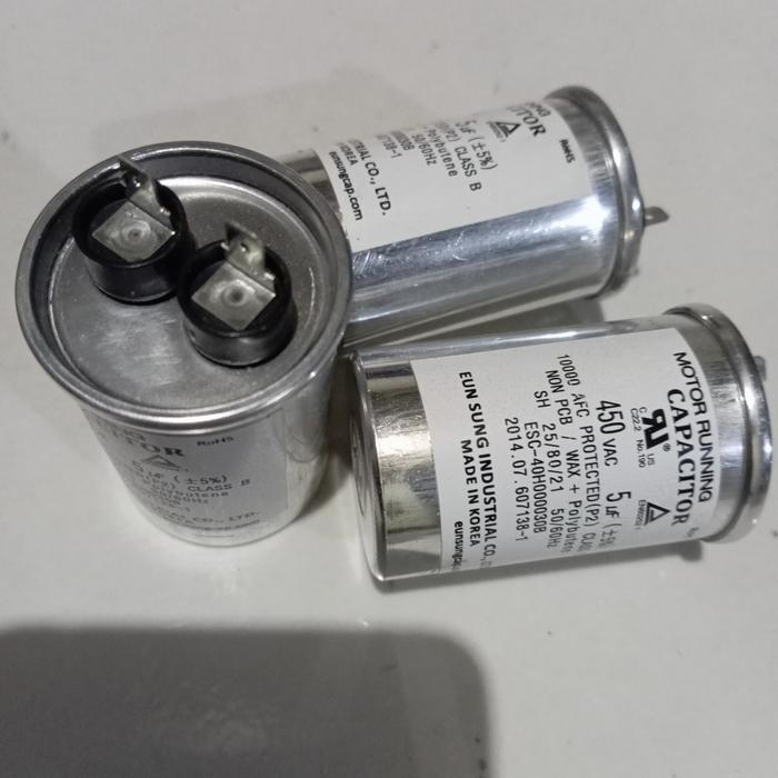 CAPASITOR KOMPRESOR KULKAS 2PINTU LG 5UF