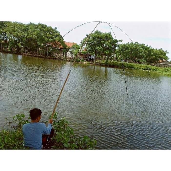 DISKON Jaring penangkap ikan / jaring anco ikan nilla & mujaer lubang 1 inchi READY STOCK