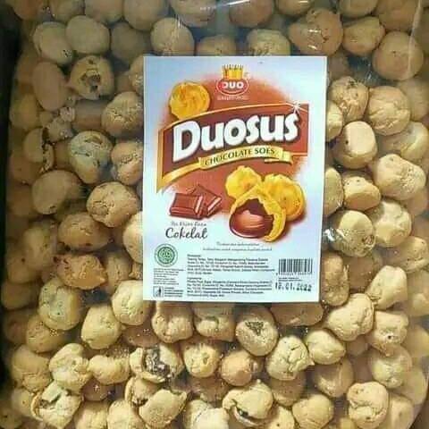 Kue Soes Coklat 1Dus (2Kg) - Kue Sus Coklat - Kue Kering Coklat