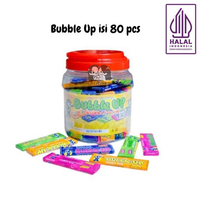 "New" PUSAN BUBBLE UP PERMEN KARET ISI 80pcs