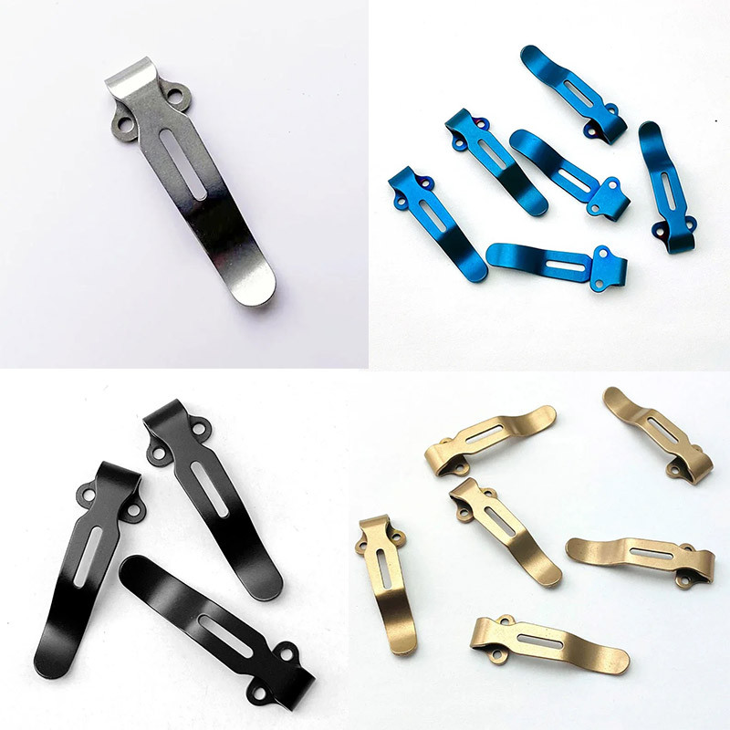 1Pieces Stainless Steel Pocket Knife Clip For Benchmade Bugout 535 Folding Knives Waist Back Clips