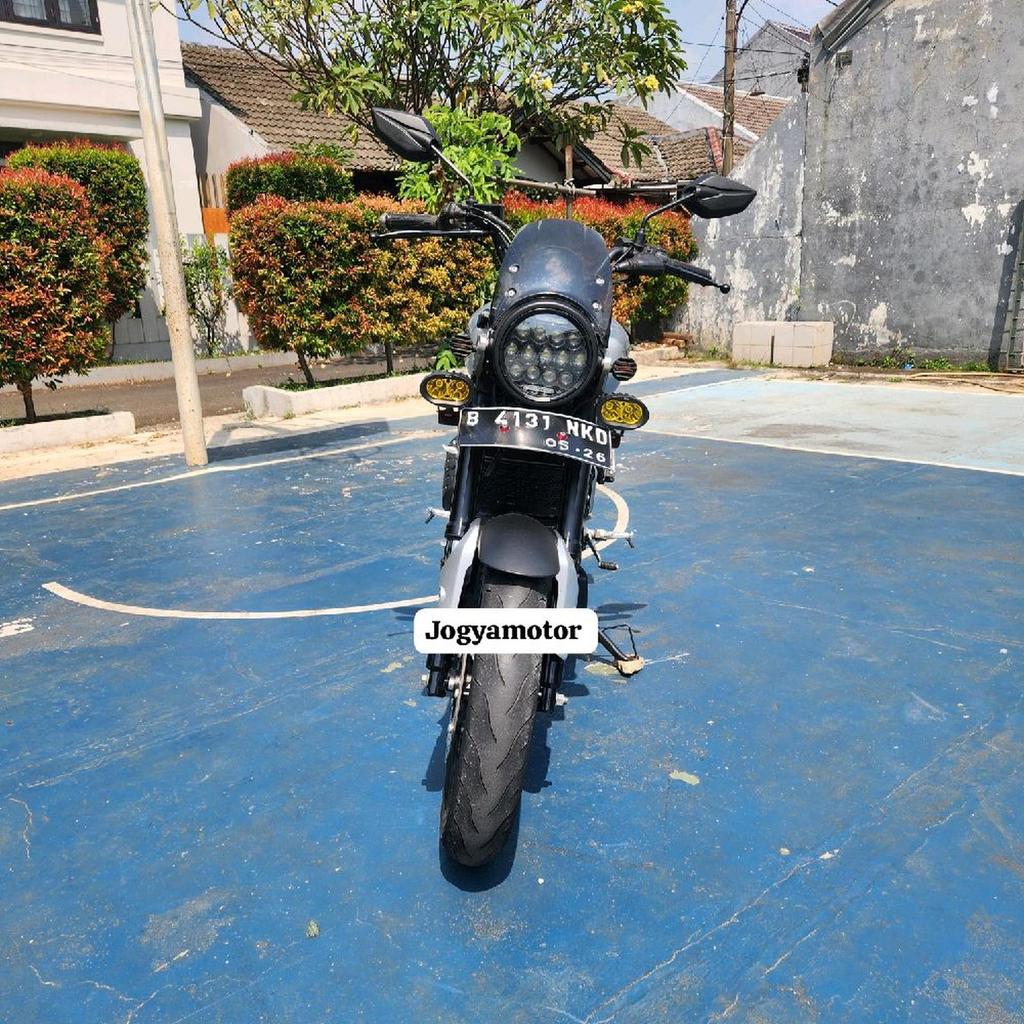 Yamaha XSR 155 Tahun 2021 motor bekas berkualitas Jogyamotor black1