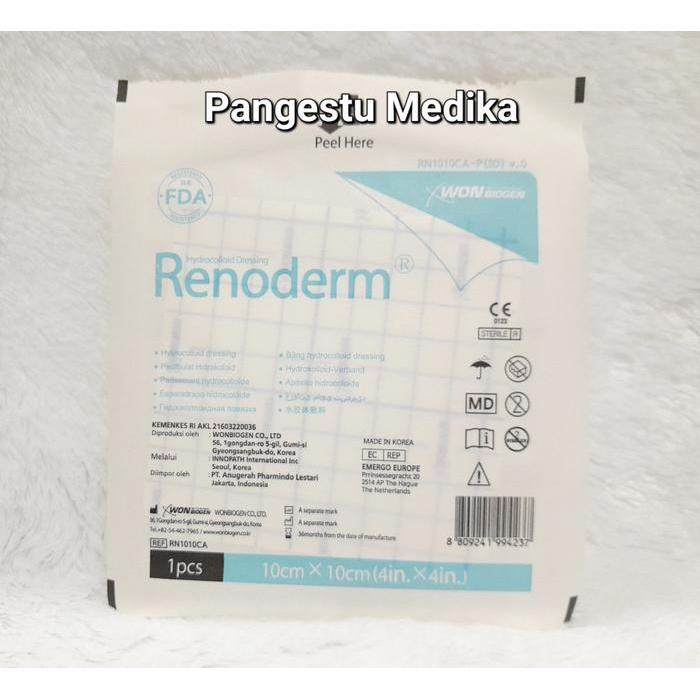 RENODERM HYDROCOLLOID DRESSING 10CM X 10CM