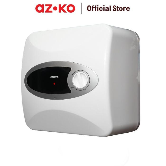AZKO Krisbow Water Heater Listrik 200 watt Kwh Pemanas Air Water Warmer Aksesori Kamar Mandi Alat Pe
