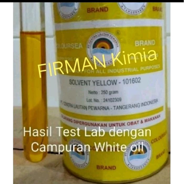 Pewarna minyak kuning muda/solvent yellow-101602 merek Coloursea 250gr