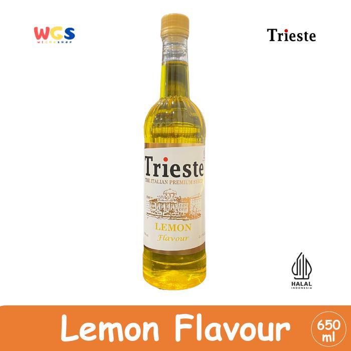 Trieste Sirup Lemon - Sirup Rasa Lemon - 650 Ml