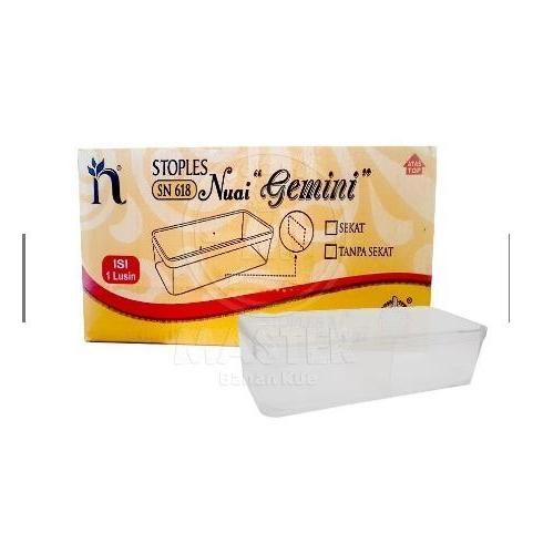 NUAI TOPLES KUE 618 SEKAT 2 GEMINI KOTAK NUAI MIKA BENING 12 PCS