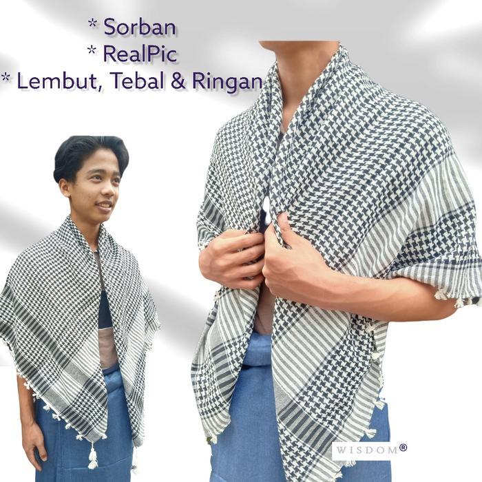 SORBAN RUMBAI ARAB PREMIUM / SORBAN HAJI PREMIUM / SORBAN SANTRI NU / SORBAN TAKTICAL TERBARU