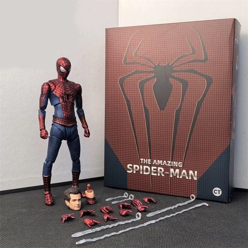 Ct The Amazing Spider-Man Andrew Garfield Spiderman Shf Spider Man Action Figures Statue Figurine