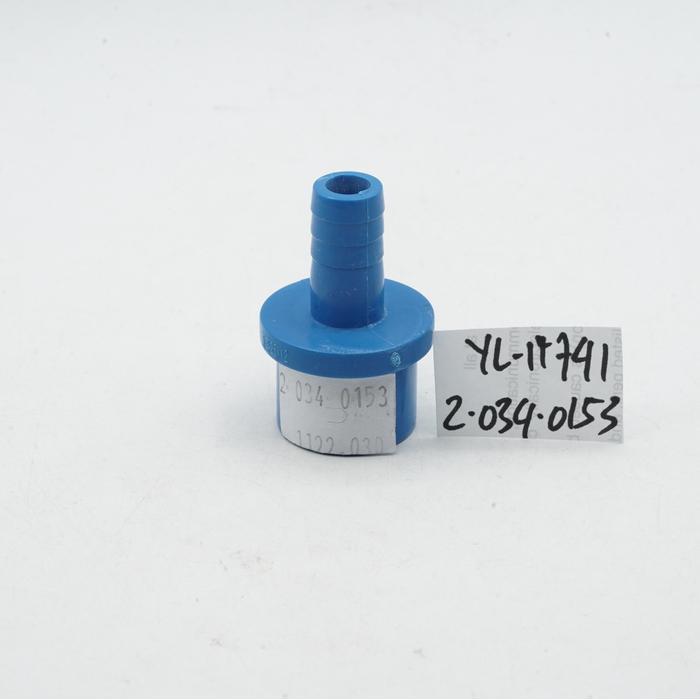 Blue 25mm to 12mm Konektor Adaptor Selang ke Pipa PVC Garden Irrigation PVC Straight Pipe Joint
